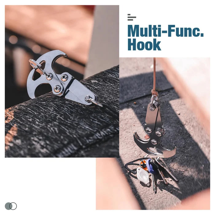 Multifunctional Stainless Steel Outdoor Carabiner Hook