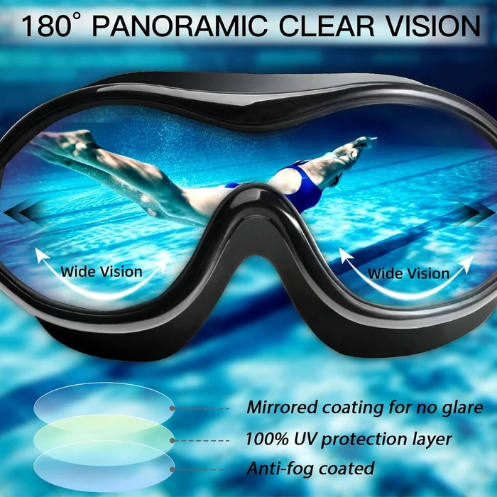 No Leaking Anti-Fog Swimming Pool Goggles