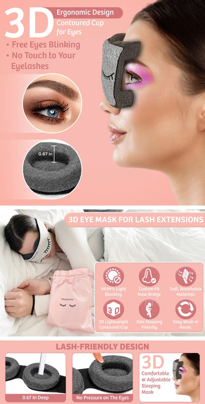 Eyelash Protection Sleep Mask