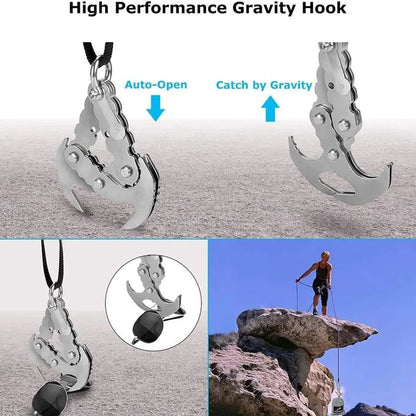 Multifunctional Stainless Steel Outdoor Carabiner Hook